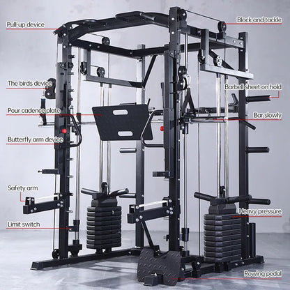 GYM BOY Multi-Functional Lifting Smith Machine